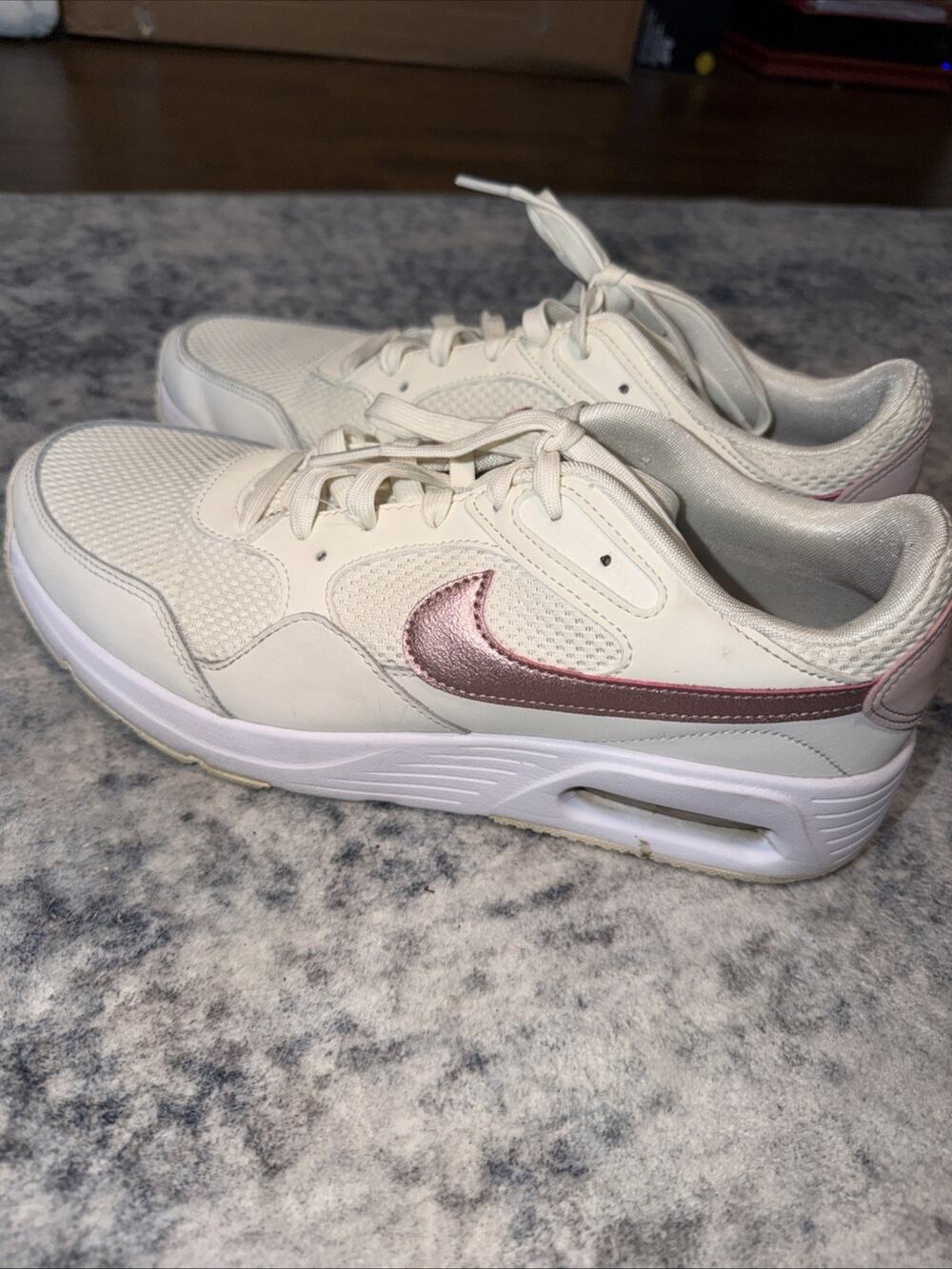 Nike Air Max SC SE Cream Rose Gold Running Shoes DV6842‑100 Women's US 10
